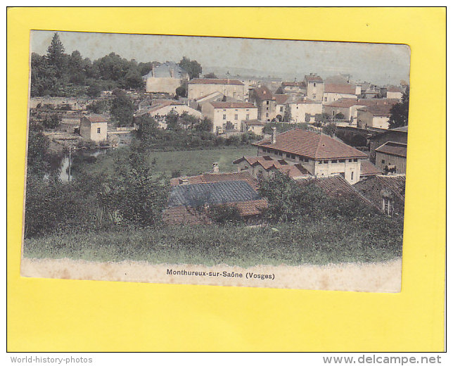 CPA  - MONTHUREUX Sur SAONE -  Sans Légende (vue Générale) Colorisée -Simi Aquarelle Bréger - Monthureux Sur Saone