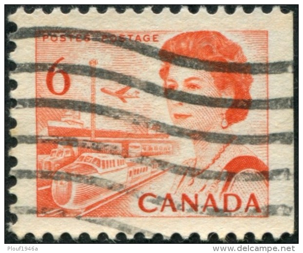 Pays :  84,1 (Canada : Dominion)  Yvert Et Tellier N° :   382 A-2 (o) Du Carnet / Michel 429-Gxr - Single Stamps