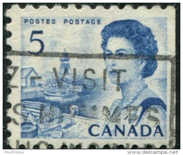 Pays :  84,1 (Canada : Dominion)  Yvert Et Tellier N° :   382 D-2 (o) Du Carnet - Timbres Seuls