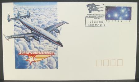 Australia 1992 International Space Year- Avalon International Air Show Cover - Cartas & Documentos
