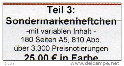 DDR-Katalog Teil 3 RICHTER Sonder-Markenheftchen 2015 New 25€ SMH+Abarten Booklet And Error Special Catalogue Of Germany - Zonder Classificatie