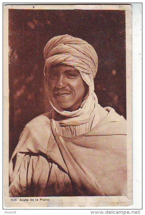 FANTAISIES . PHOTOGRAPHIE. ARABE DE LA PLAINE . 1194 . PORTRAIT - Africa