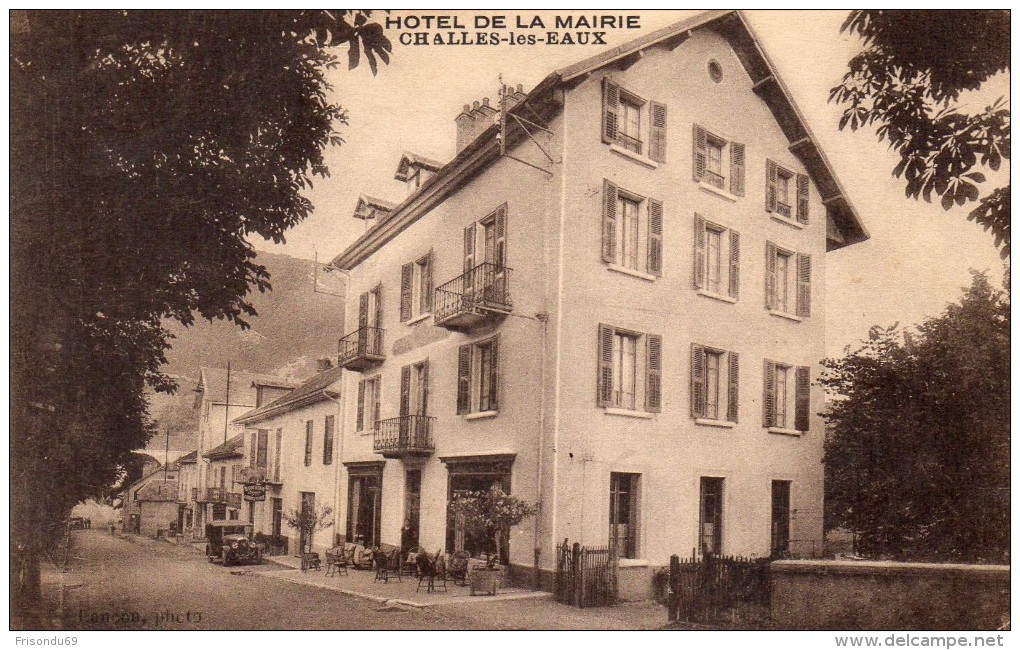 Hôtel De La Mairie . Challes-les-Eaux . - Autres & Non Classés