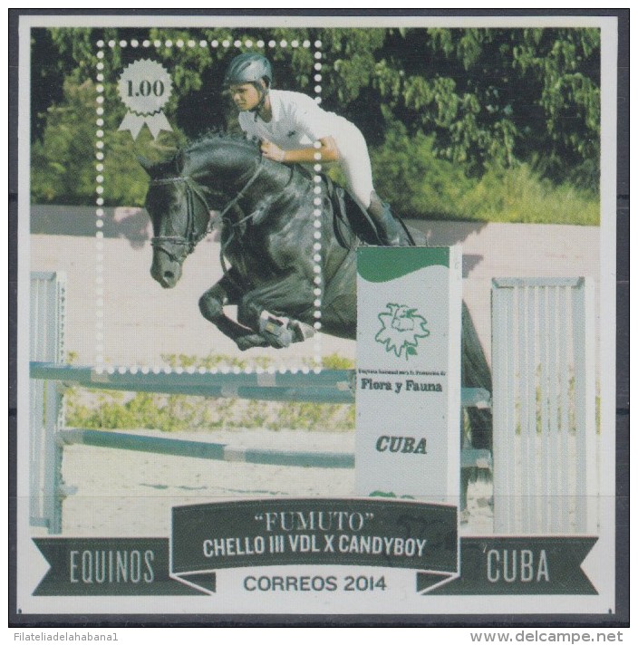 2014.94 CUBA 2014 MNH. EQUINOS DE ALTO RENDIMIENTO. HORSE. - Neufs