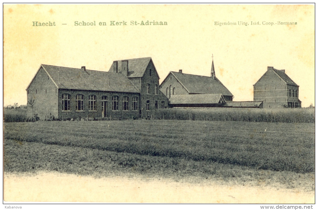 Haacht. Haecht. School En Kerk St-Adriaan - Haacht