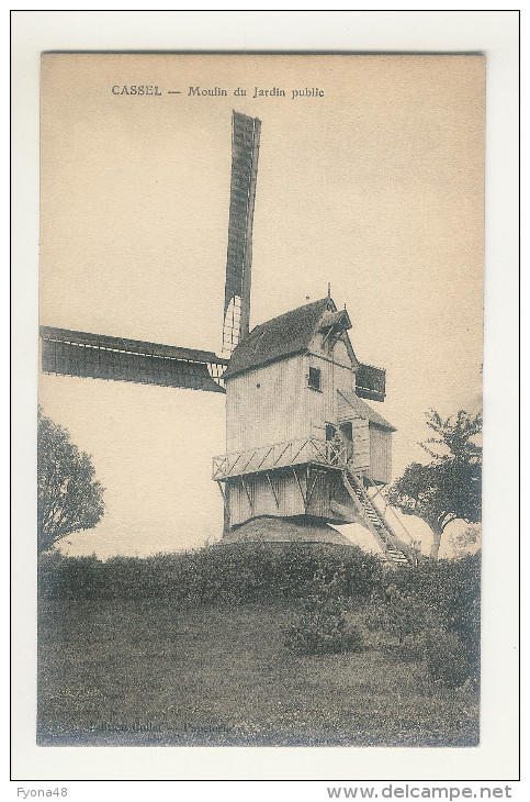 CASSEL - Moulin Du Jardin Public Et Du Château - L'arrière. - Cassel