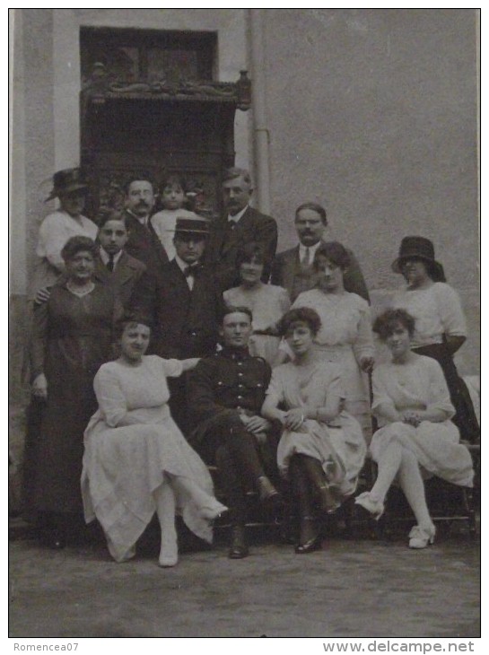 MARIAGE D'un MILITAIRE - CDV Par Robert Giacomini, Photographe - Début XXe - Guerre, Militaire