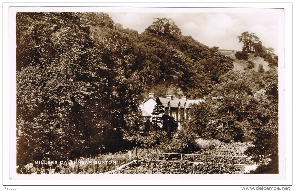 RB 1026 -  Real Photo Postcard -  Millers Dale Near Buxton - Derbyshire - Derbyshire