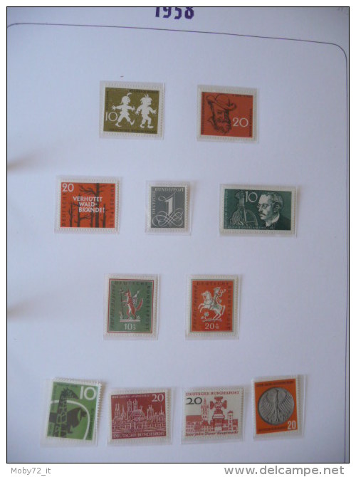 Collezione Germania Nuovo 1957/68 (m166) - Collections (en Albums)