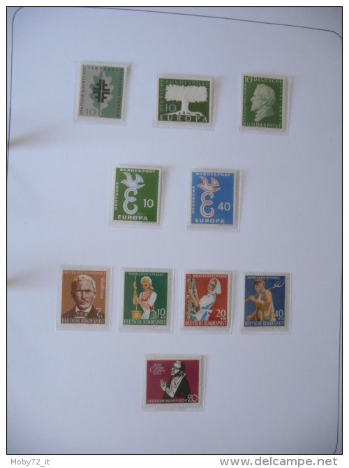 Collezione Germania Nuovo 1957/68 (m166) - Collections (en Albums)