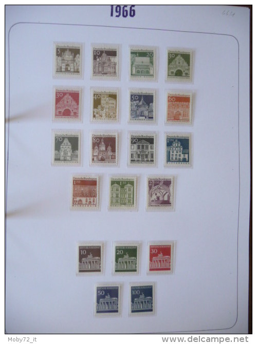 Collezione Germania nuovo 1957/68 (m166)