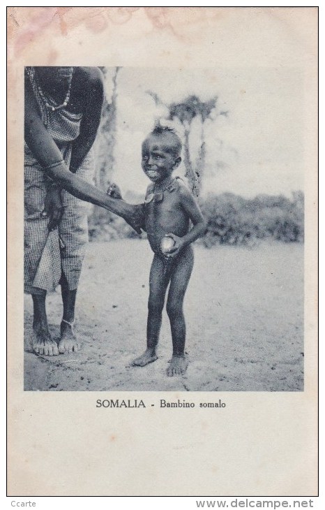 SOMALIE ( 2 CARTES ) - SOMALIA - PAESAGGIO INDIGENO - SOMALIA BAMBINO SOMALO - Somalie