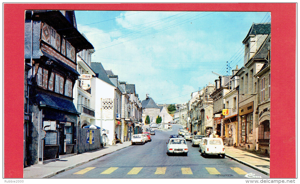 GUEMENE SUR SCORFF 1977 LE CENTRE CARTE EN TRES BON ETAT - Guemene Sur Scorff