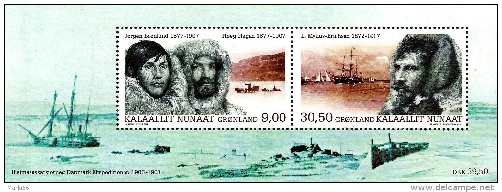 Greenland - 2014 - Expedition XII - Mint Souvenir Sheet - Nuovi