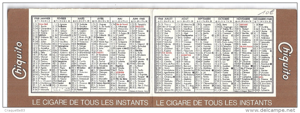 CHIQUITO  LE CIGARE DE TOUS LES INSTANTS 1968 - Tamaño Pequeño : 1961-70