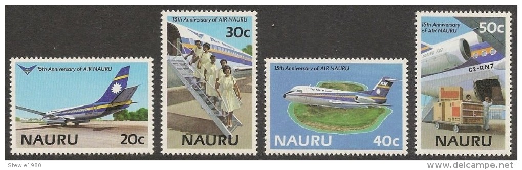 NAURU 1985 - Air Nauru - Set MNH - Nauru