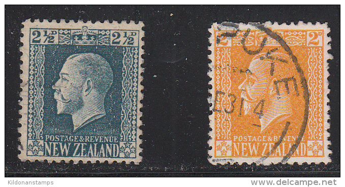 New Zealand 1915-30 Cancelled, Sc# , SG 419, 432 (perf 14) - Oblitérés