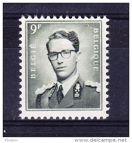 BELGIQUE, N*1073  **, 9Fr Type Marchand, TB. (LOT355) - 1953-1972 Glasses