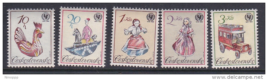 Czechoslovakia 1986 40th Anniversary UNICEF MNH - Used Stamps