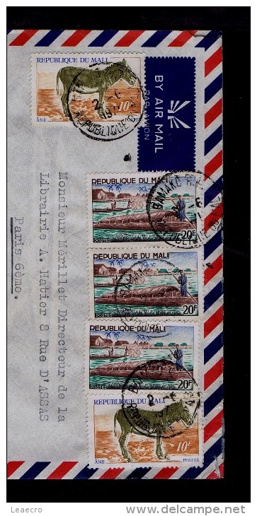 Fishes Fish Pêche Faune Animals Animaux âne Anes 2x Cover 1971 Bamako Bateaux 3x Native Ships MALI Gc2261 - Esel