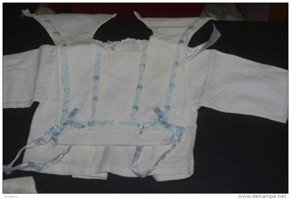 BAVOIR Et BRASSIERE BEBE 1° âge Anciens BRODES Et GALON - 1900-1940