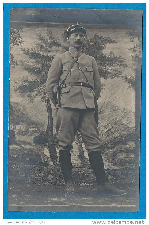 Carte Photo  Militaire   53° Régiment  Officier - Guerre 1914-18