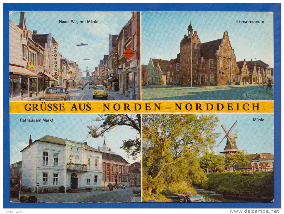 Deutschland; Norddeich Bei Norden; Multivuekarte - Norden