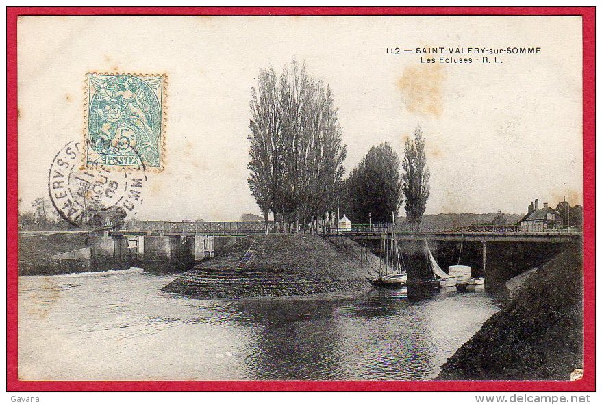 80 SAINT-VALERY-sur-SOMME - Les écluses - Saint Valery Sur Somme