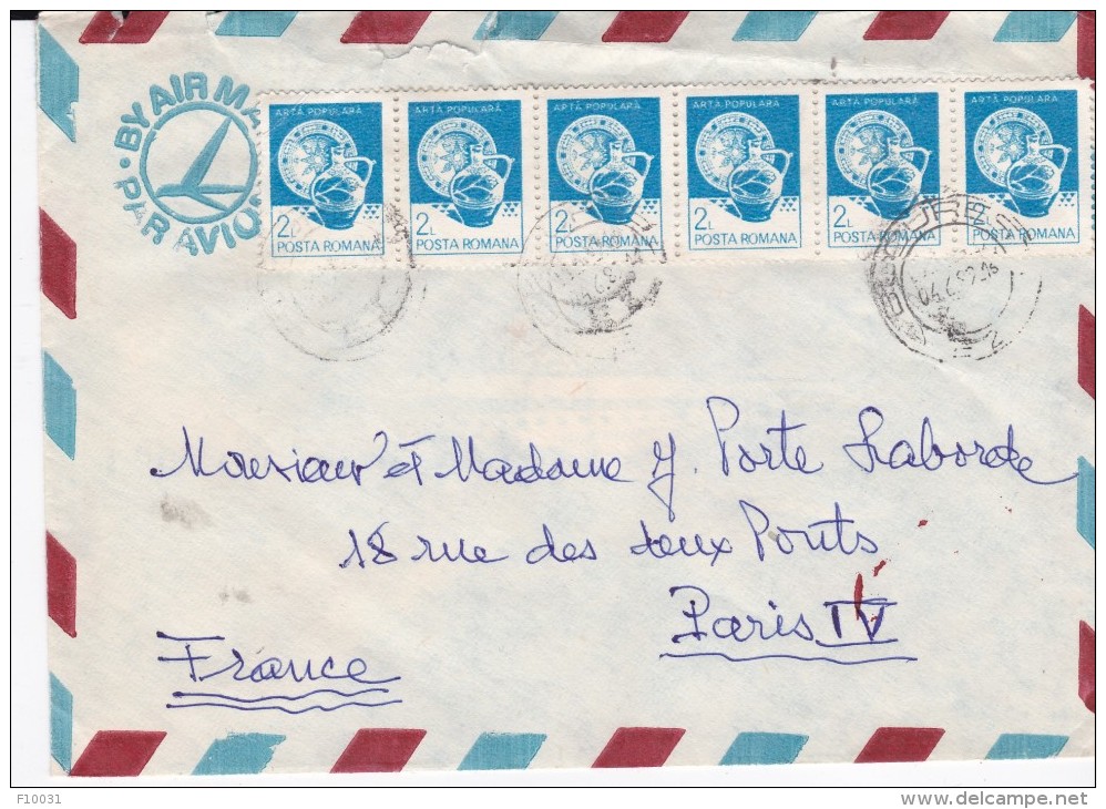 Enveloppe PAR AVION - Lettres & Documents