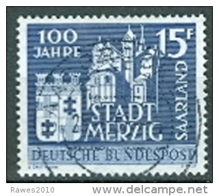 Saarland Mi. 401 Gest. 100 Jahre Merzig Wappen Kirche St. Peter - Gebraucht