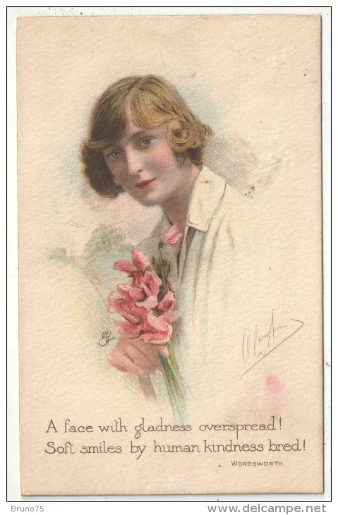 A Face With Gladness Overspread! - TUCK Girls To Know No. 2367 - 1923 - Tuck, Raphael