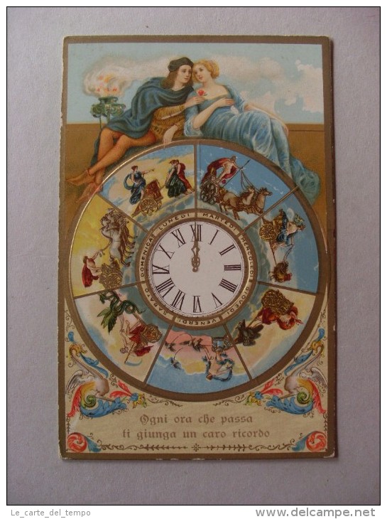 Cartolina/postcard "Giorni Felici" (mitologia Greca). E. Sborgi - Firenze - Non Classificati