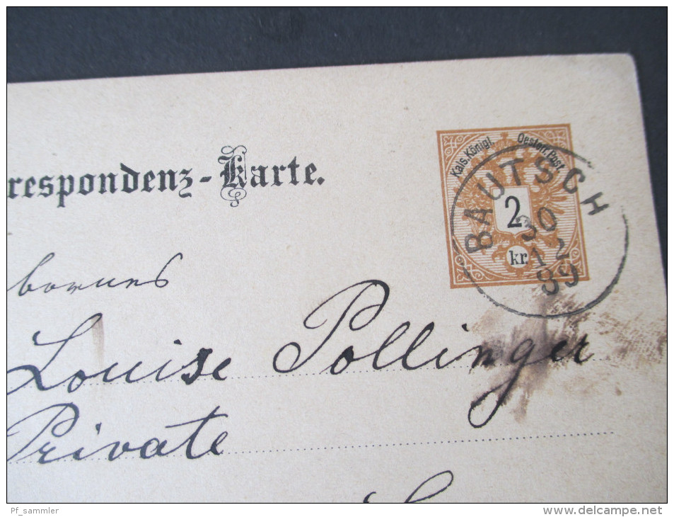 Österreich Ganzsachen Ausgabe 1883 Fingerhut Stempel usw. 12 Stück! Wohlgeboren, Korrespondenz an eine Frau in Linz