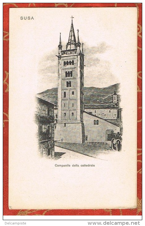 ITALIE - SUSA - Campanile Della Cattedrale - Churches