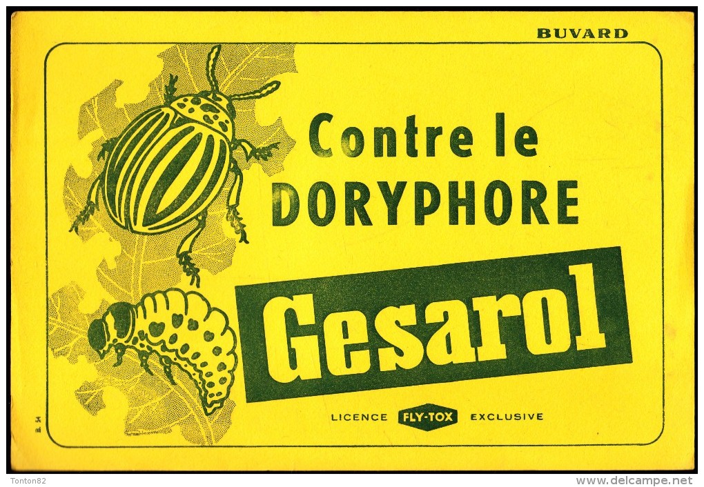 Buvard - Gesarol - Contre Le Doryphore - Fly-Tox - Agricultura