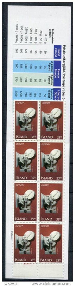 Islande                 Carnet  C 777  **     10 Timbres - Booklets