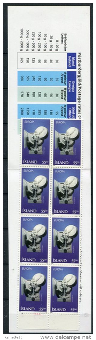 Islande                 Carnet  C 778  **     10 Timbres - Booklets