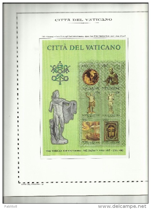 VATICANO VATIKAN VATICAN YEAR ANNATA NUOVA 1983 MNH COMPRESI I FOGLI MARINI - Volledige Jaargang