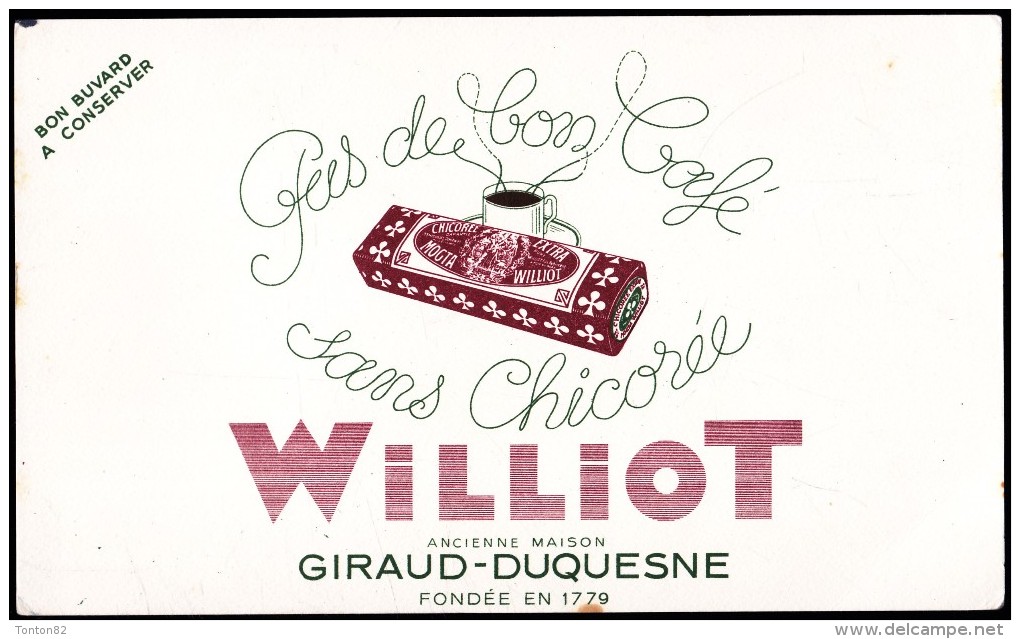 Chicorée WILLIOT - Kaffee & Tee