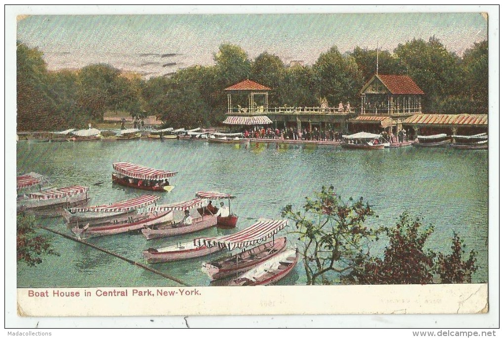 Boat House In Central Park , New-York - Central Park