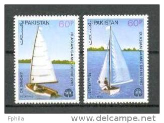 1983 PAKISTAN YACHTING CHAMPIONSHIP MICHEL: 607-608 MNH ** - Pakistan