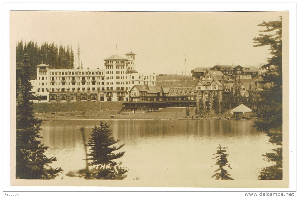 RB 1027 - Byron Harmon Real Photo Postcard - The Chateau Lake Louise - Alberta Canada Rockies - Lake Louise