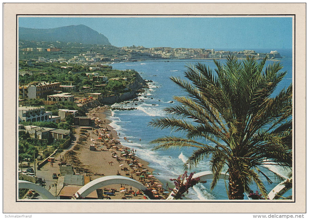 AK Forio D´ Ischia Spiaggia Di S. Francesco Plage Beach Strand Campania Kampanien Italien Italia - Napoli (Neapel)