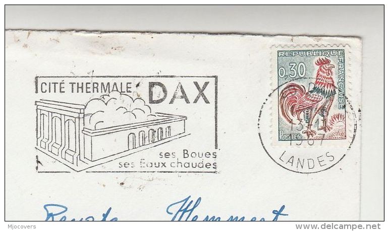 1967 Cover DAX THERMAL SPA BATHS Slogan Hydrotherapy Medicine Health France - Kuurwezen