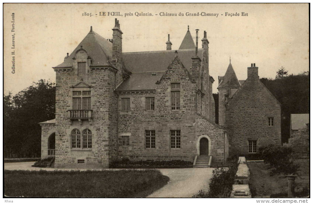 22 - LE FOEIL - Château Du Grand-Chesnay - Façade Est - Quintin - Autres & Non Classés