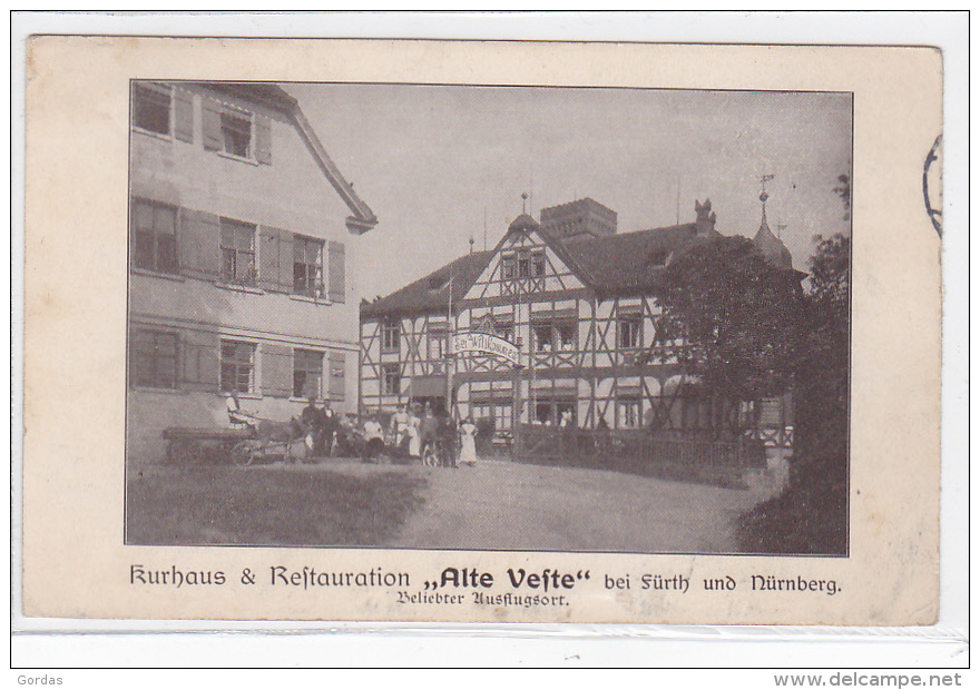 Germany - Furth Und Nurnberg - Kurhaus &amp; Restauration Alte Vesste - Fürth