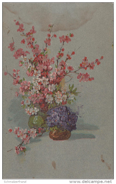 Künstlerkarte AK Blumen Pflanzen Stilleben Verlag S.V.D. Serie 3259 / 2 Sächsische Verlagsanstalt Dresden - 1900-1949