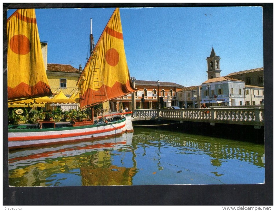 P853 CESENATICO ( Forlì Cesena FC ) Porto Canale - Barche A Vela, Bateaux à Voile, Sail Boats - Ed, MARCACCINI - Autres & Non Classés