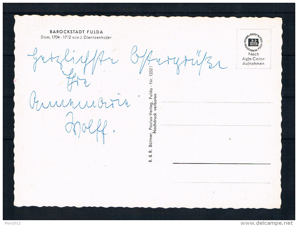 (1240) AK Barockstadt Fulda - Dom - Fulda