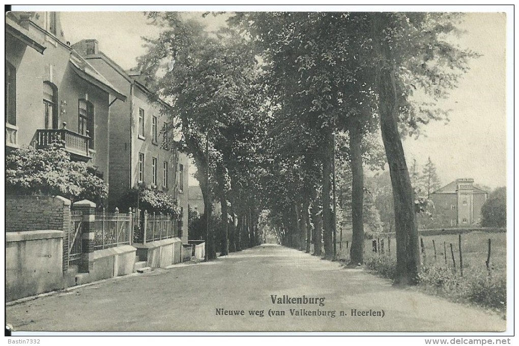 Valkenburg,Nieuwe Weg Van Valkenburg Naar Heerlen Gelopen Kaart 1915,stempel Oosterblokker - Valkenburg